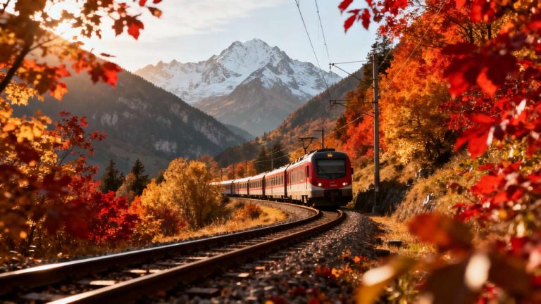 Esperienza magica sul treno del foliage tra italia e svizzera